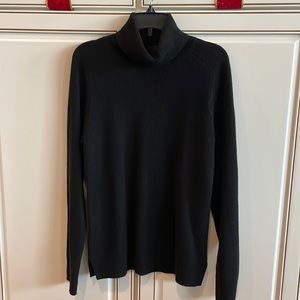 NWT Ann Taylor 100% Cashmere Black Turtleneck